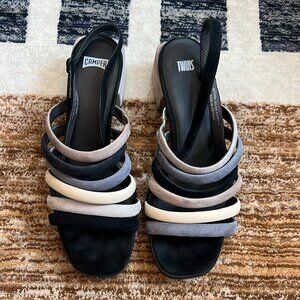 Camper Twins Strappy Sandals - 10/40